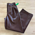 Bar III Size 6 Brown Leather Preloved Pants