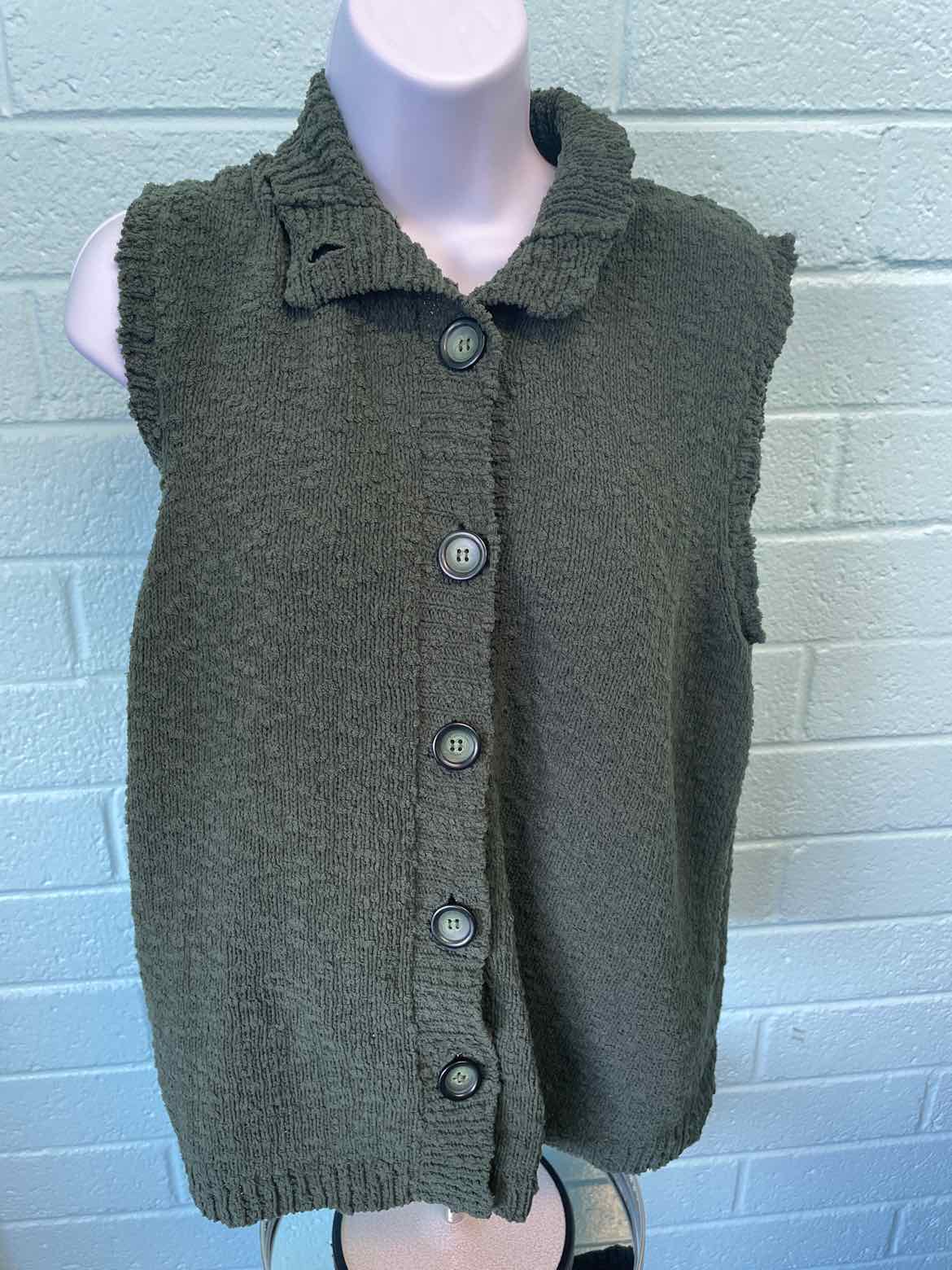 Christopher & Banks Size XL Green Vest