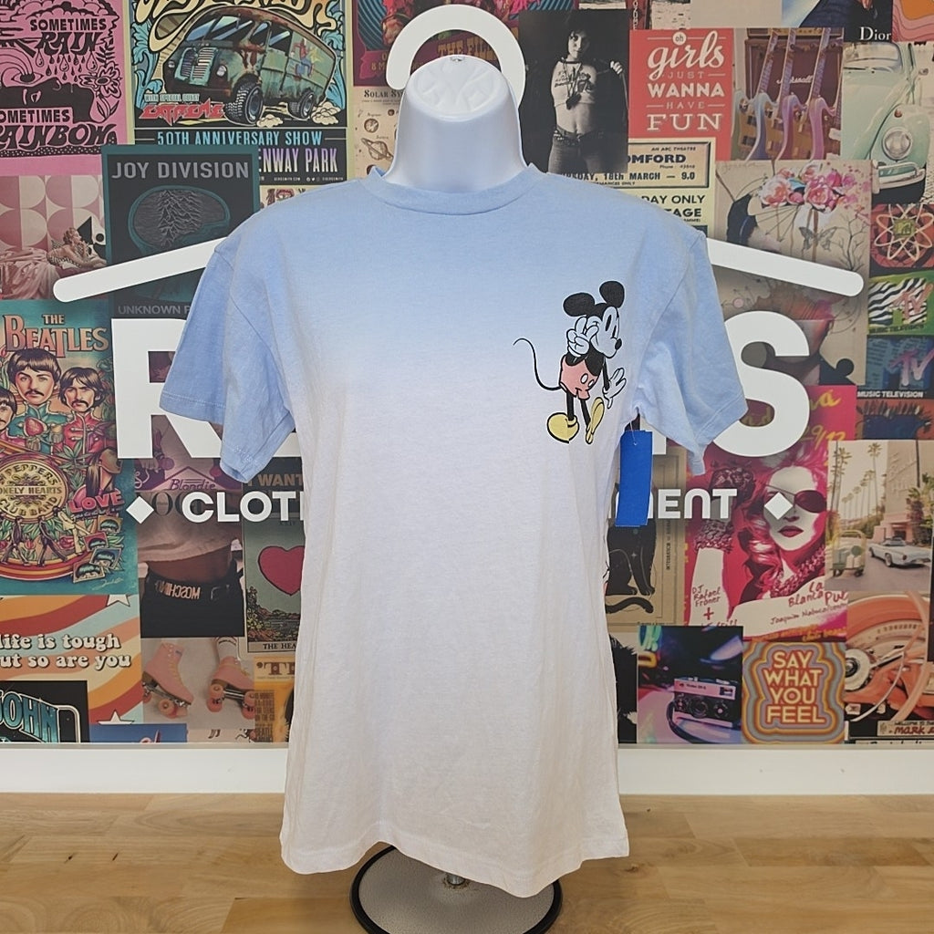 Disney Size XS Blue New T-Shirt SS