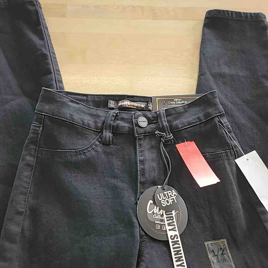 dollhouse Size 1/2 Black New Jeans