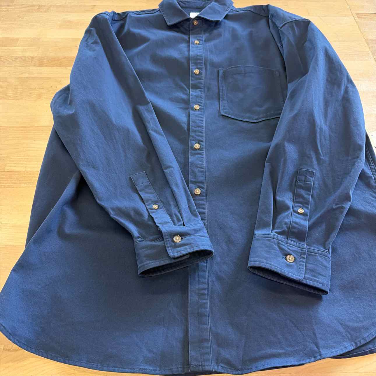 Mode Of One Size XL Blue New MENS Long Sleeve Shirt