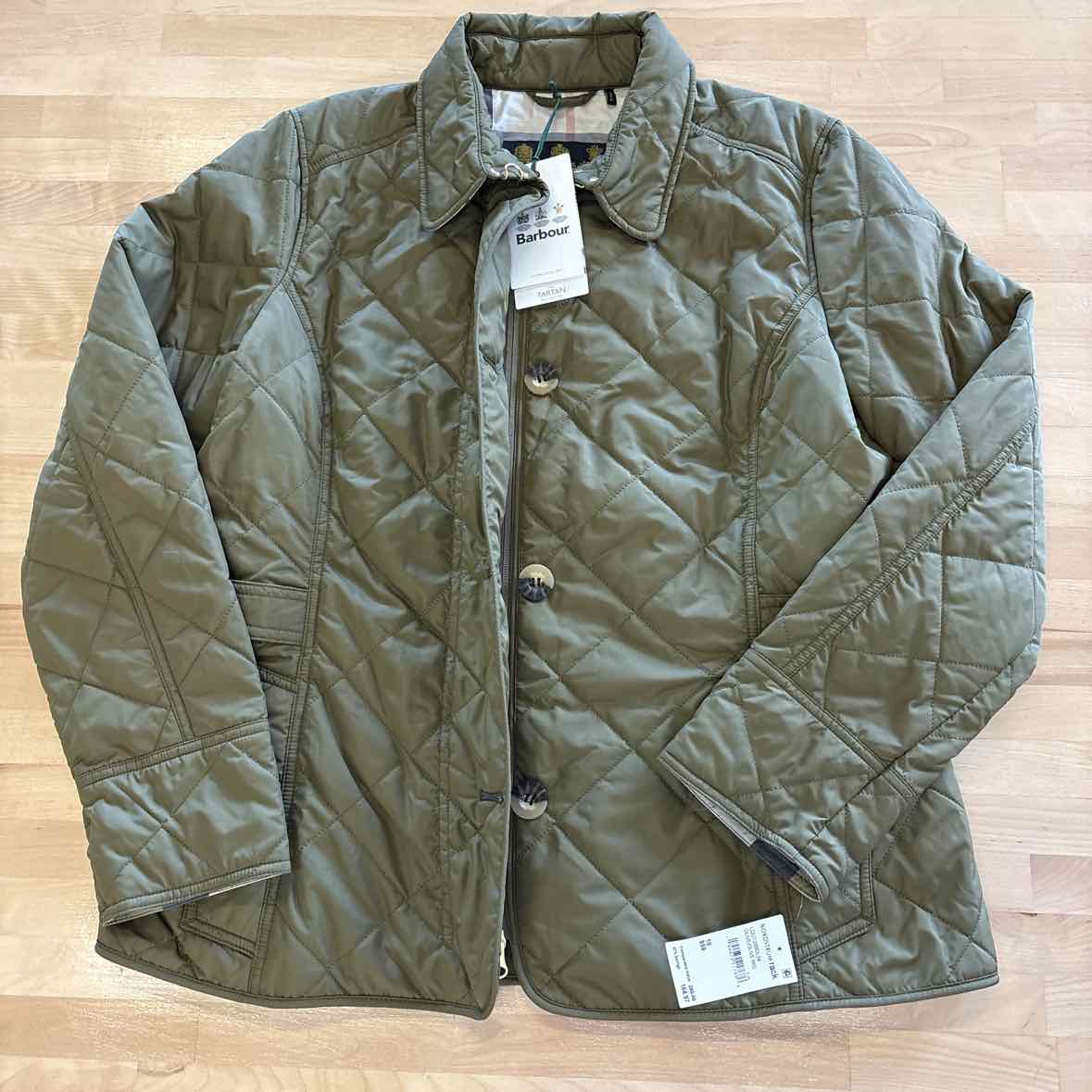 Barbour Size 10 Green Jacket