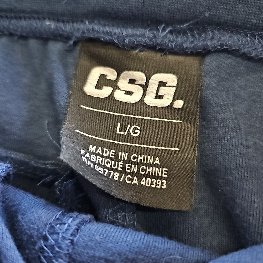 CS Size L Blue MENS Athletic Pants