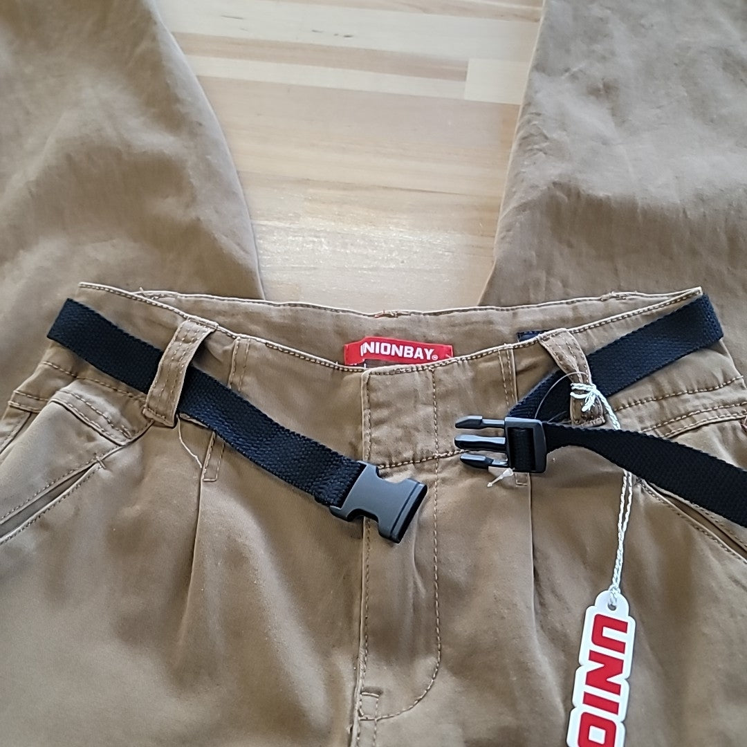 Unionbay Size 5 Jordana High Rise Belted Cargo Pants - Terrain