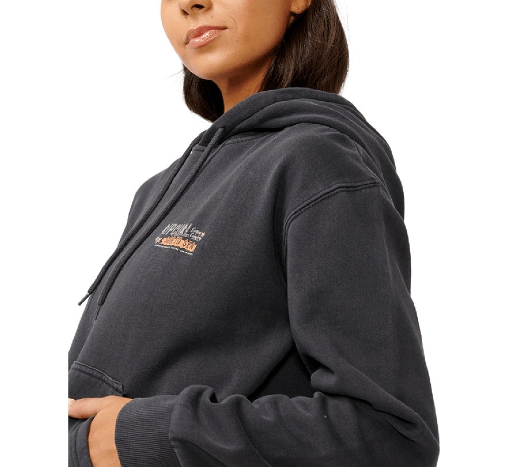 Rip Curl Juniors' Sun to Sea Relaxed-Fit Hoodie - Washed Black