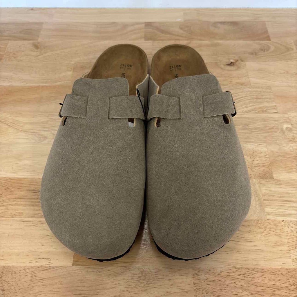 Cotton on Closed Toe Buckle Slide - Taupe