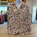 Tahari Size M Tan Used Blouse