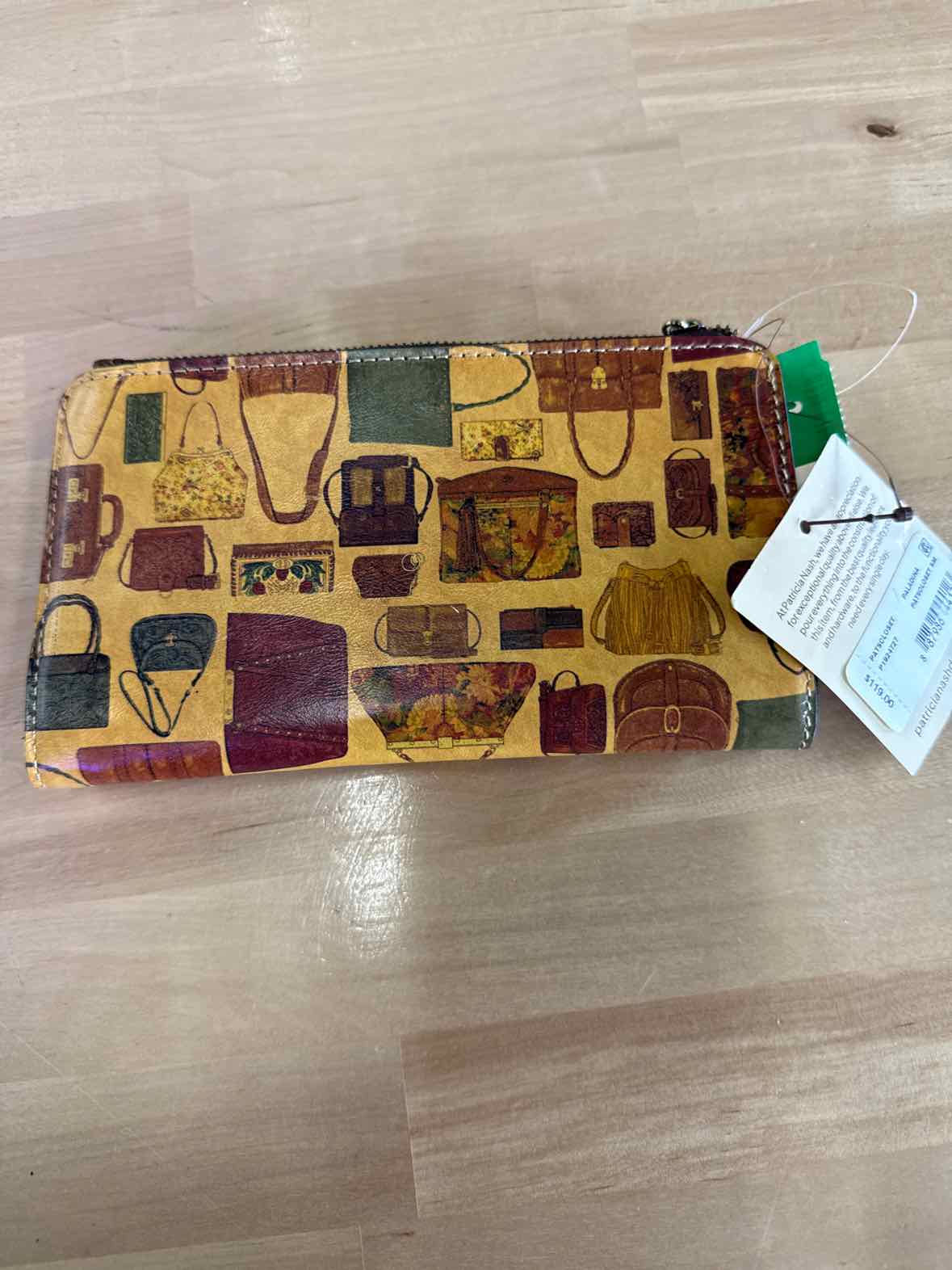 Patricia Nash Brown Leather Wallet