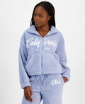 Madden Girl Juniors' Cozy Sherpa Zip-up Jacket - Frozen Perri