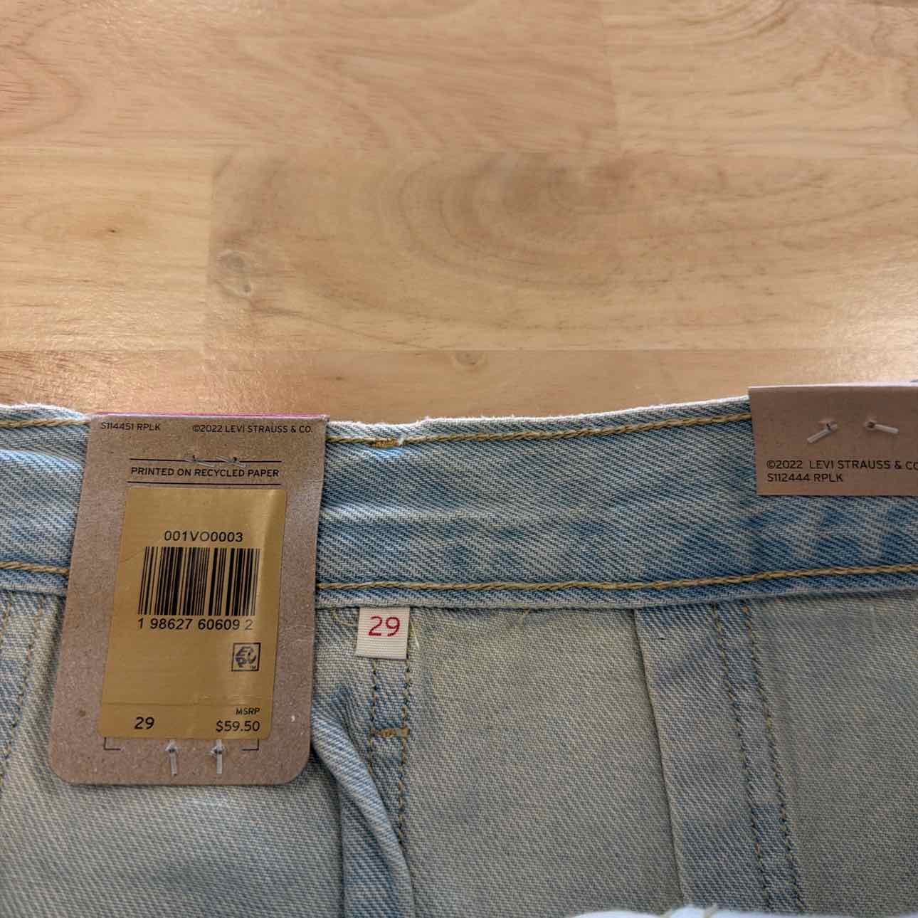 Levi's Size 29 Blue New Skirt