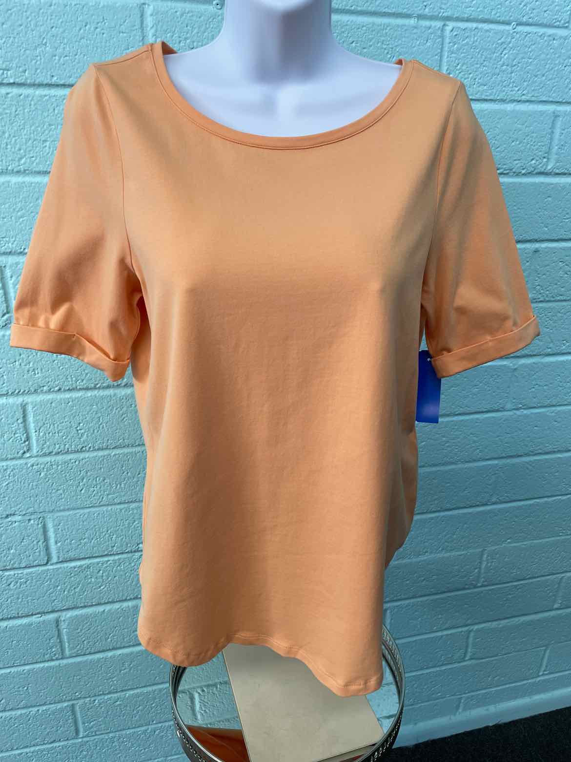 Chico's Size 0 Orange Shirt