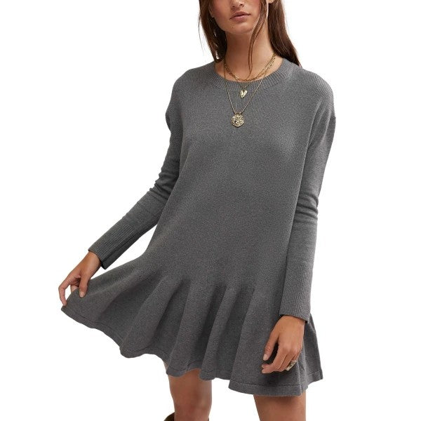 Free People Size M Gray New Sweater
