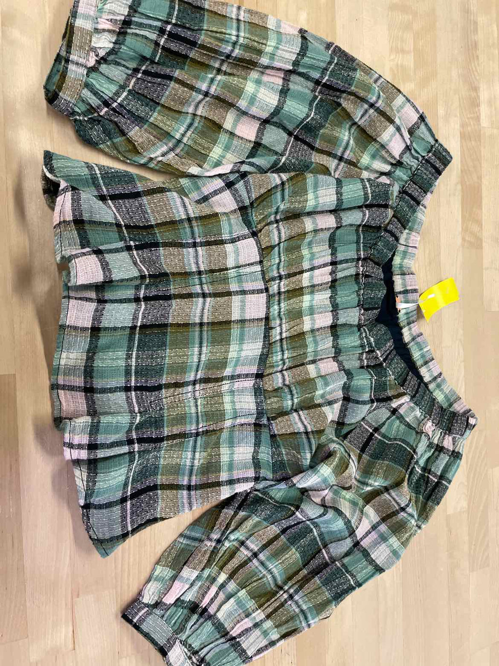 Free People Size XS Blue & Green Blouse