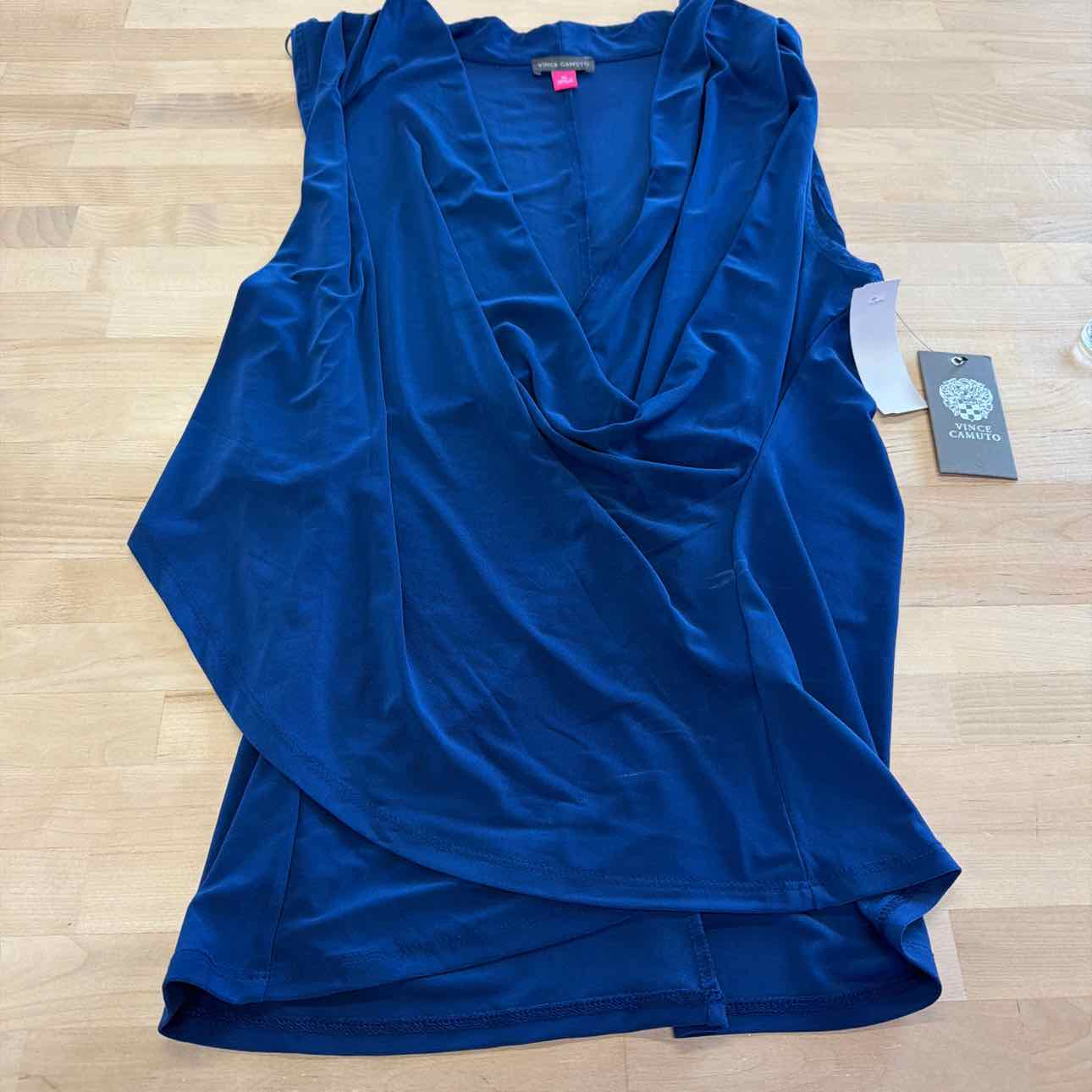 Vince Camuto Women's Crossover Wrap-Front Sleeveless Top