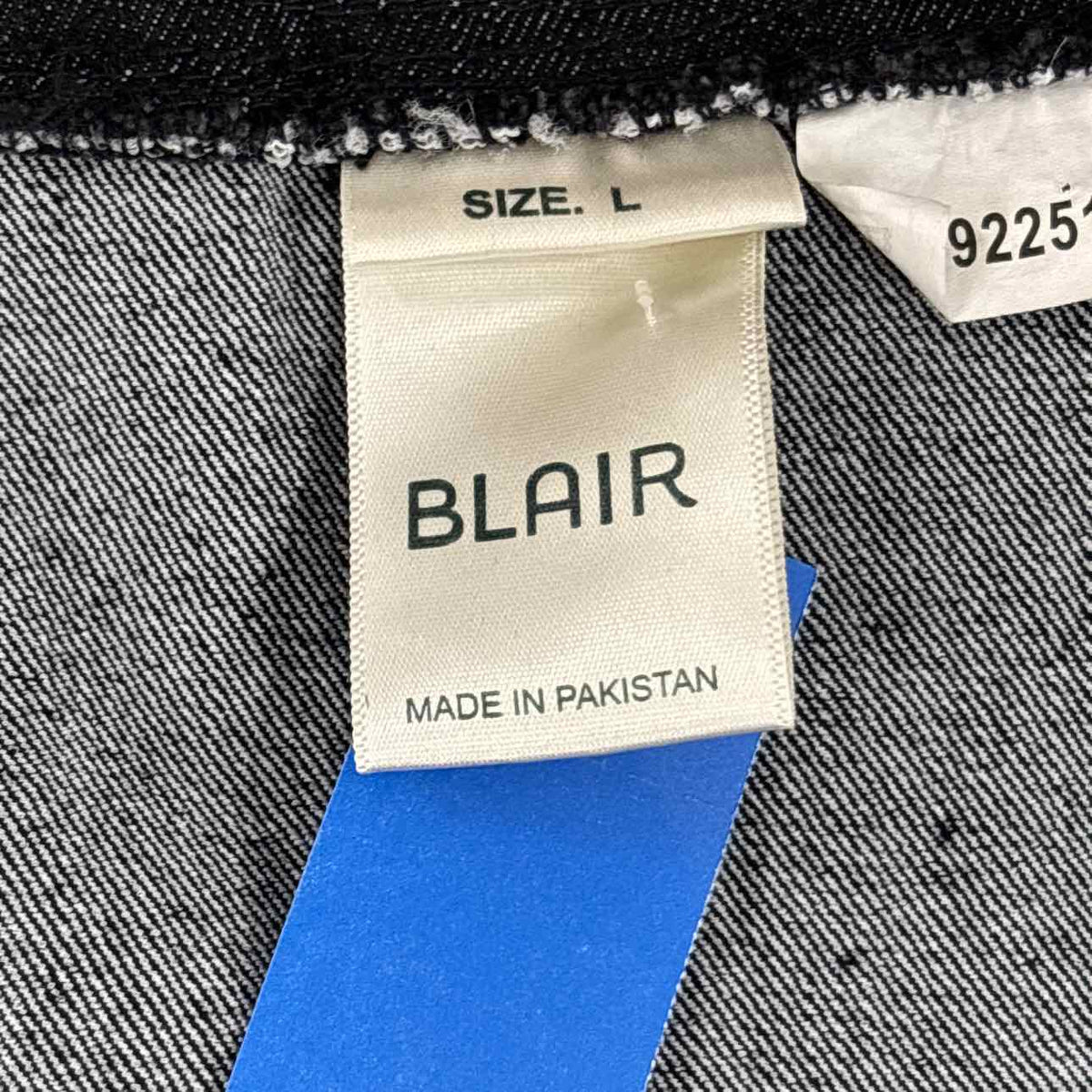 Blair Size L Black Preloved Jean Jacket