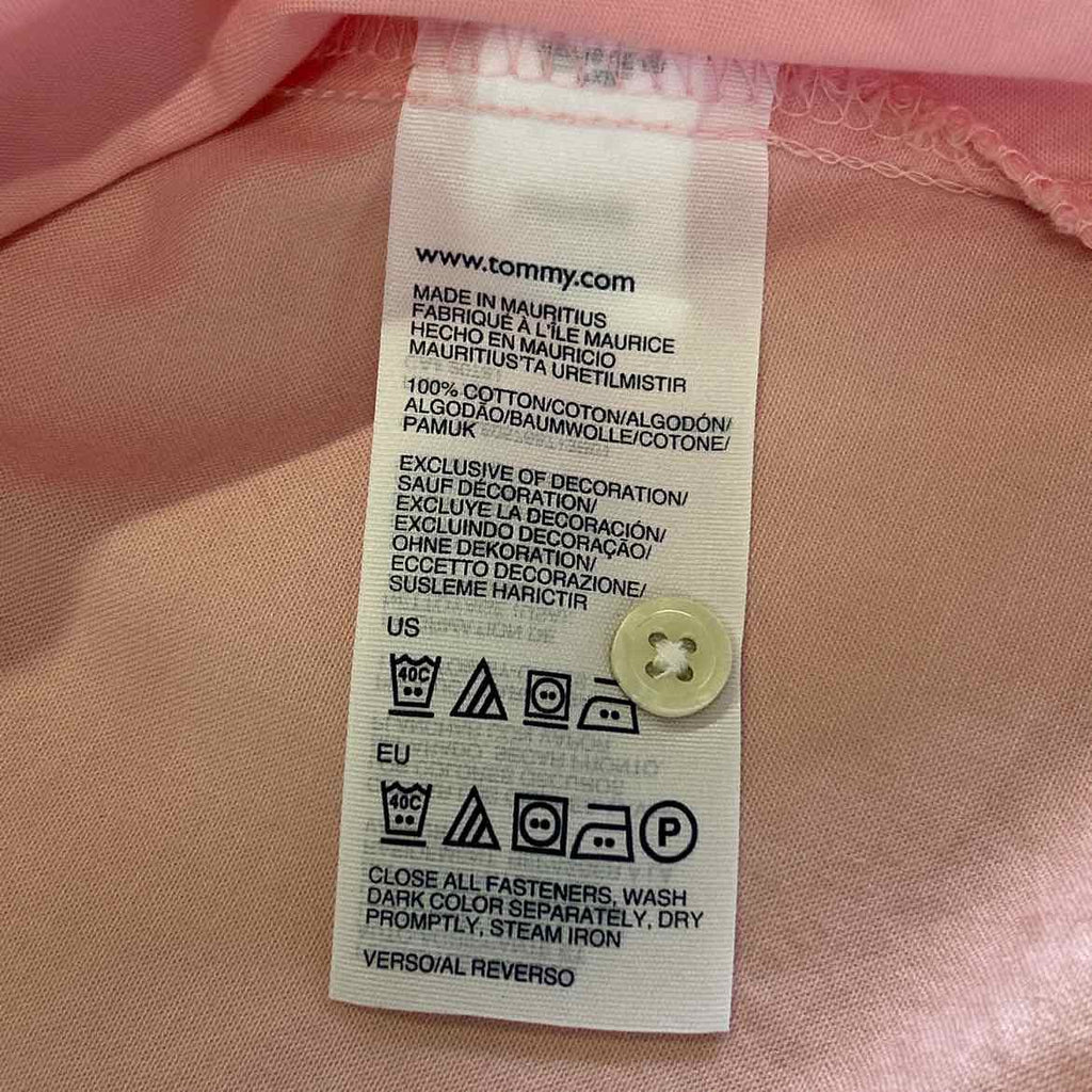 Tommy Hilfiger Size L Pink Preloved Button Down SS