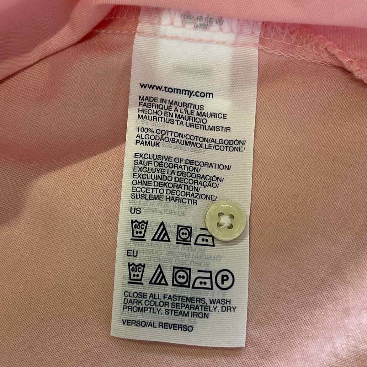 Tommy Hilfiger Size L Pink Preloved Button Down SS
