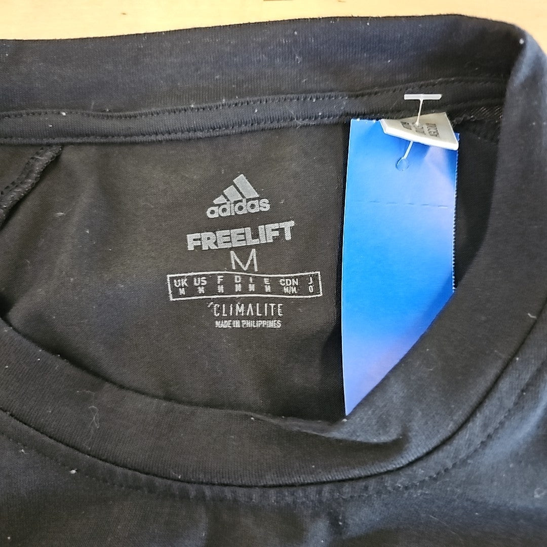 Adidas Size M Black MENS Athletic Tee