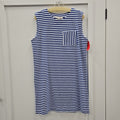 Loft Size S Blue & White Preloved Dress