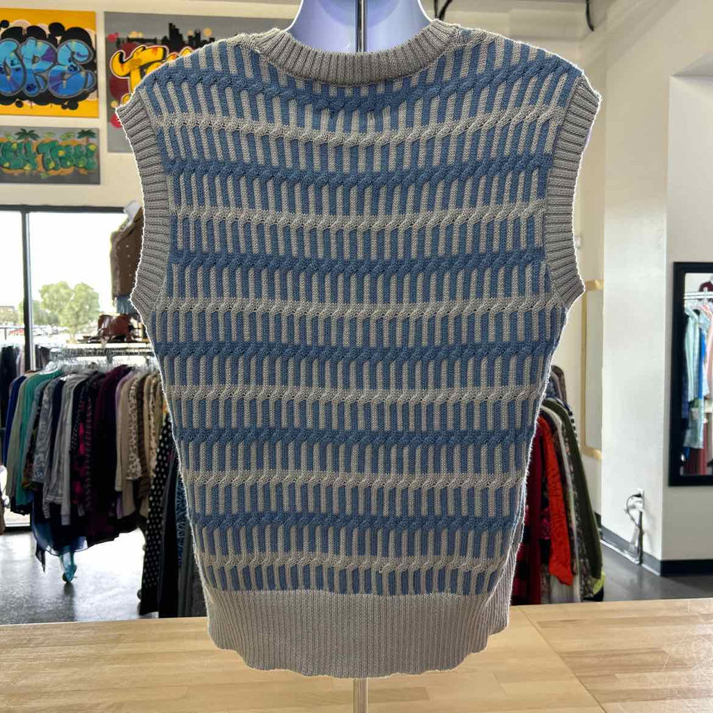 Native youth Size M Blue New MENS Vest