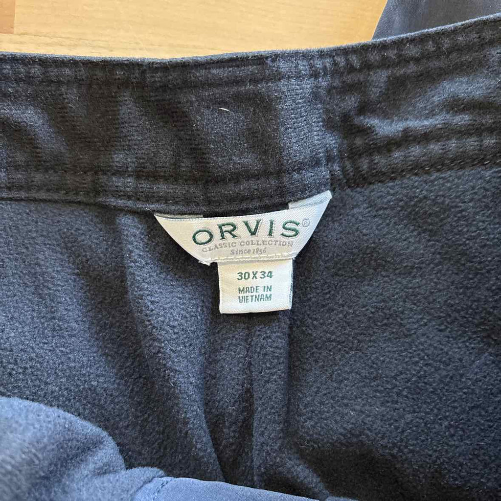 Orvis Size 30x34 Black MENS Pants