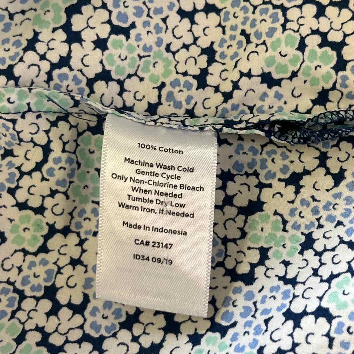 Talbots Size XLP Blue Preloved Button Down LS