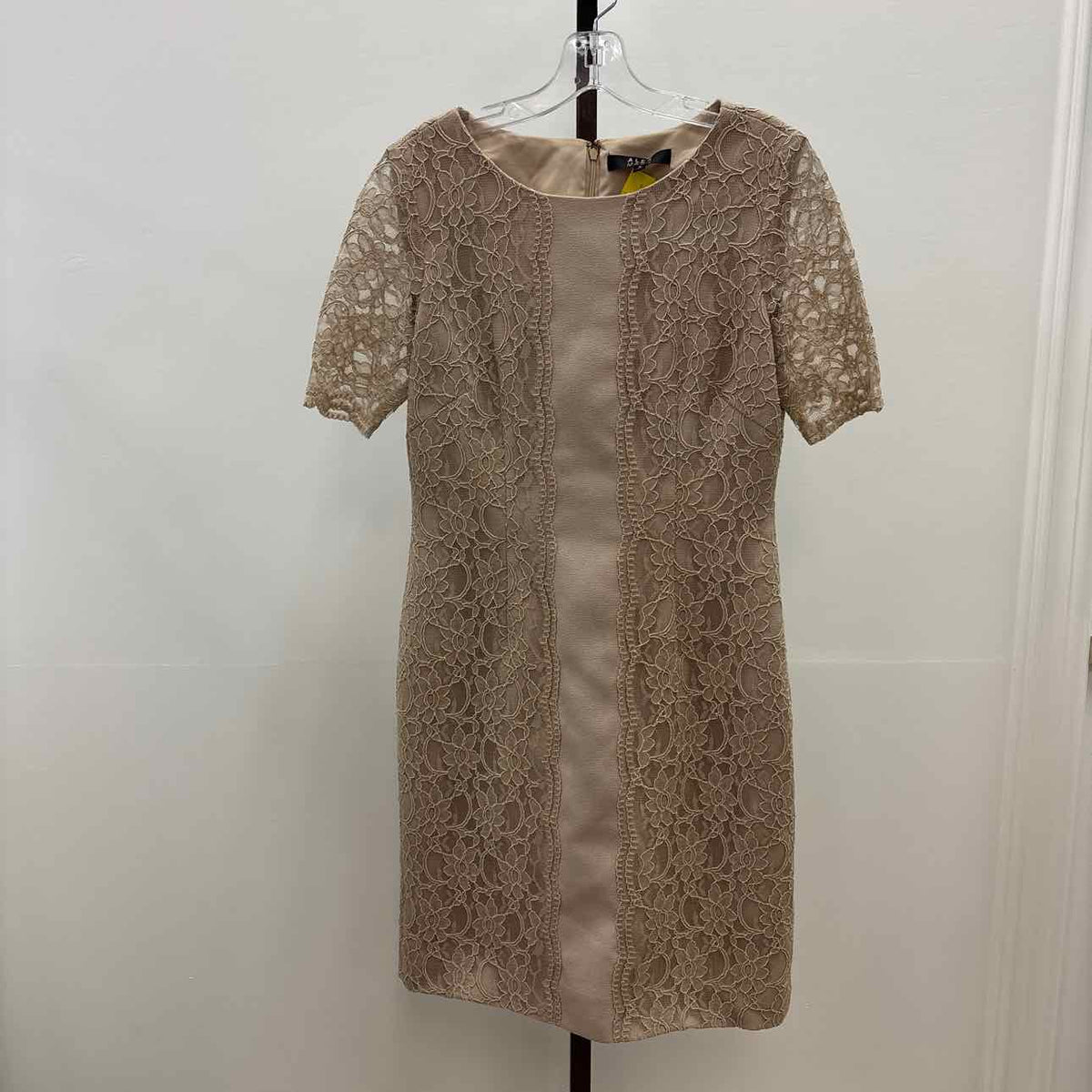 Alex Marie Size 6 Tan Lace Preloved Dress