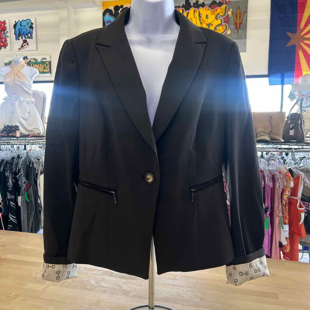 The Limited Size L Brown Preloved Blazer