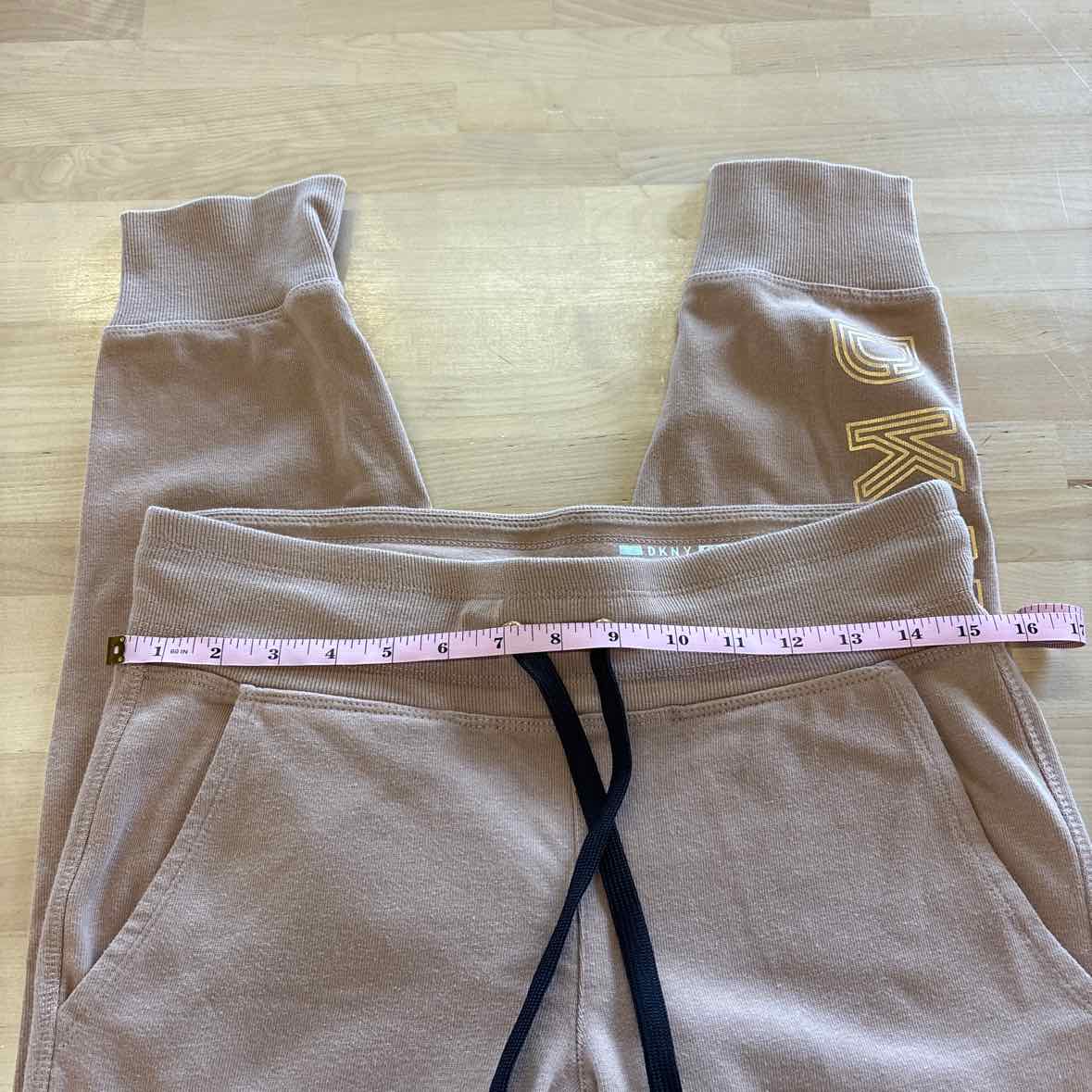 DKNY Size S Tan Sweatpants