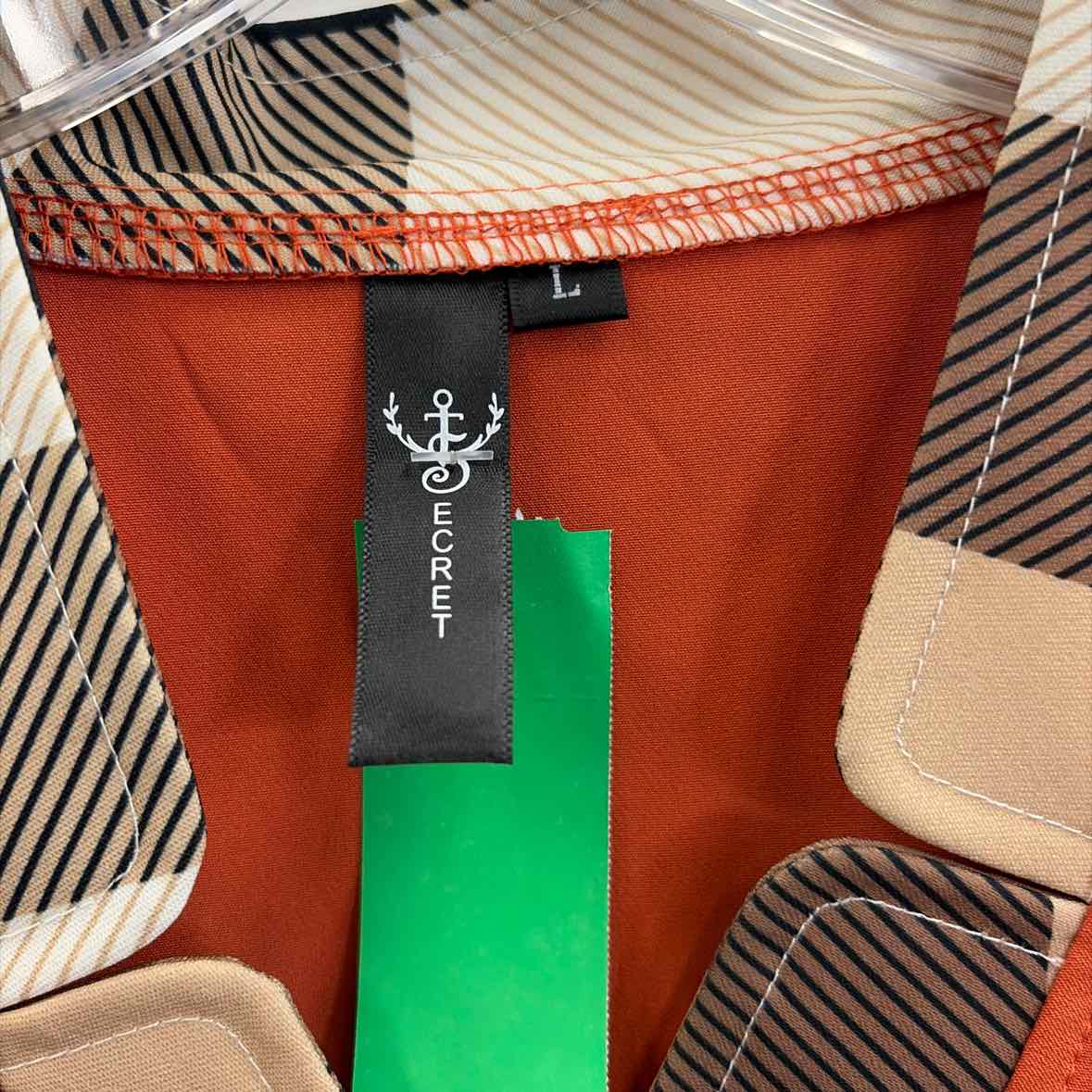 Secret Society Size L Orange Preloved Dress