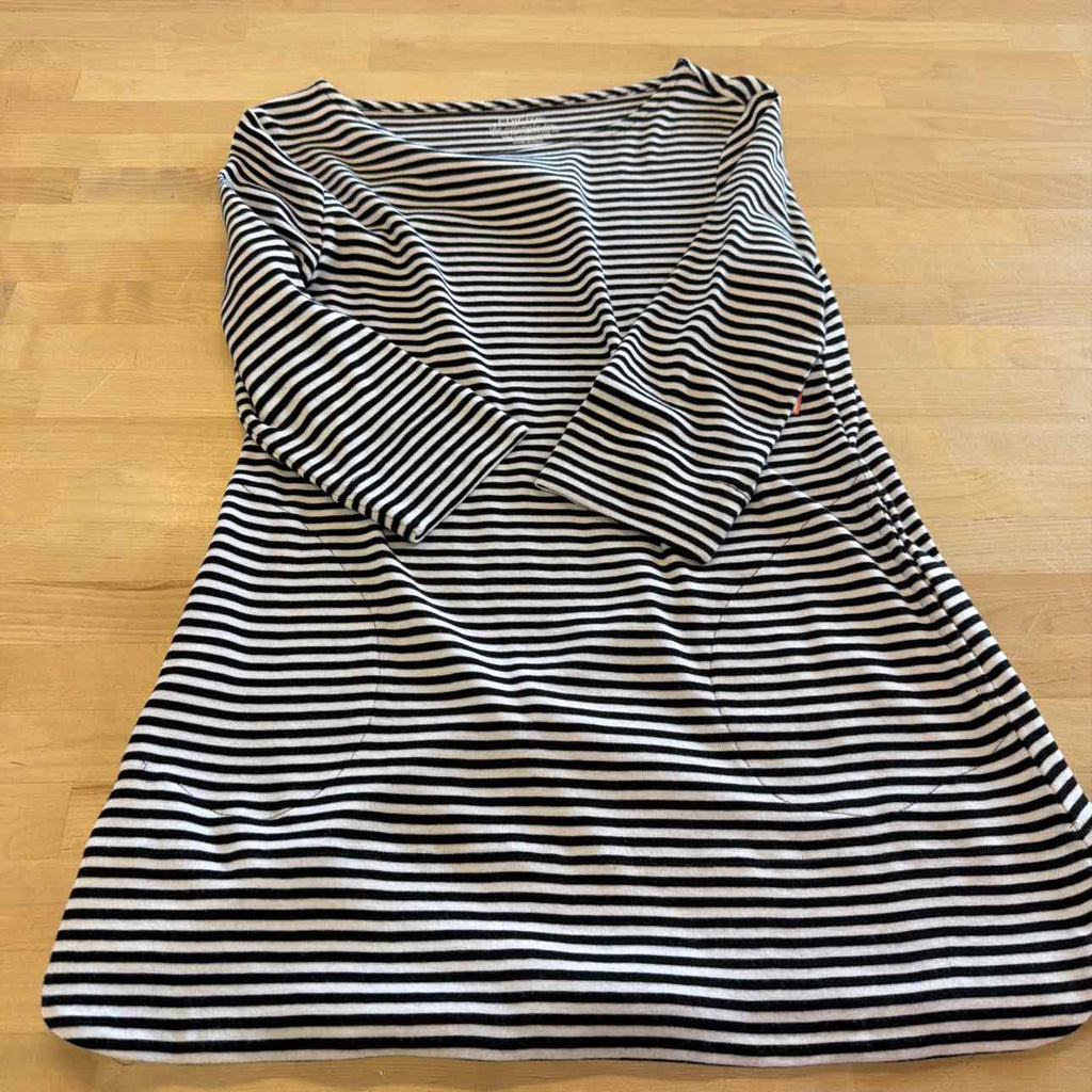 Chico's Size XSP BLACK & WHITE Preloved Blouse