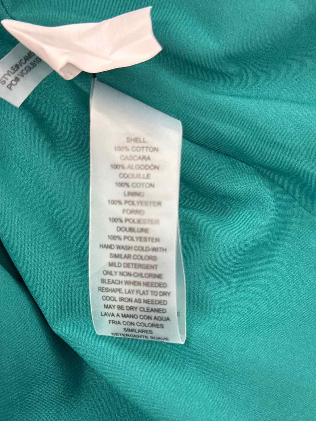 Vince Camuto Size 12 Green & Orange Floral New Dress