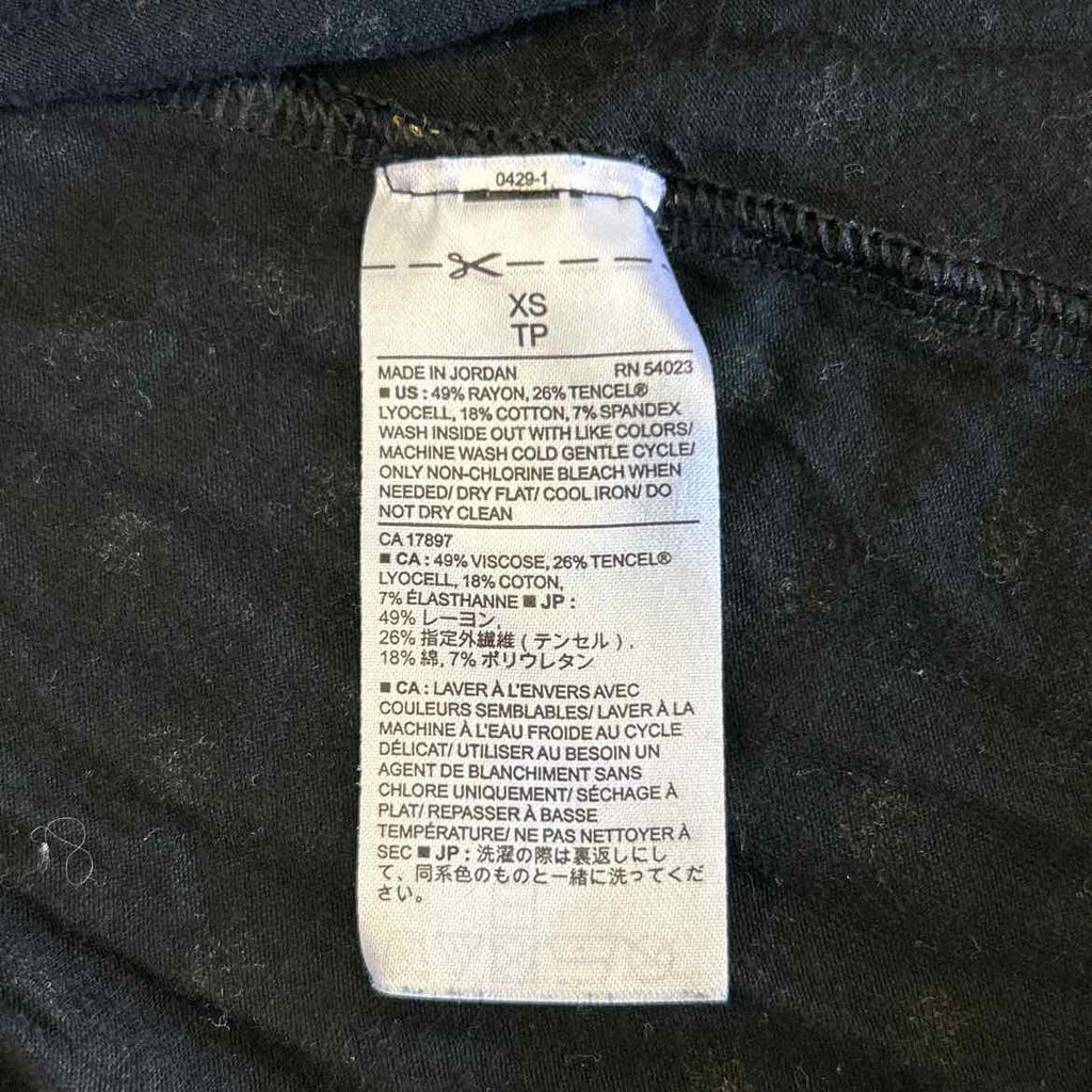 Banana Republic Size XS Black Preloved Sleeveless