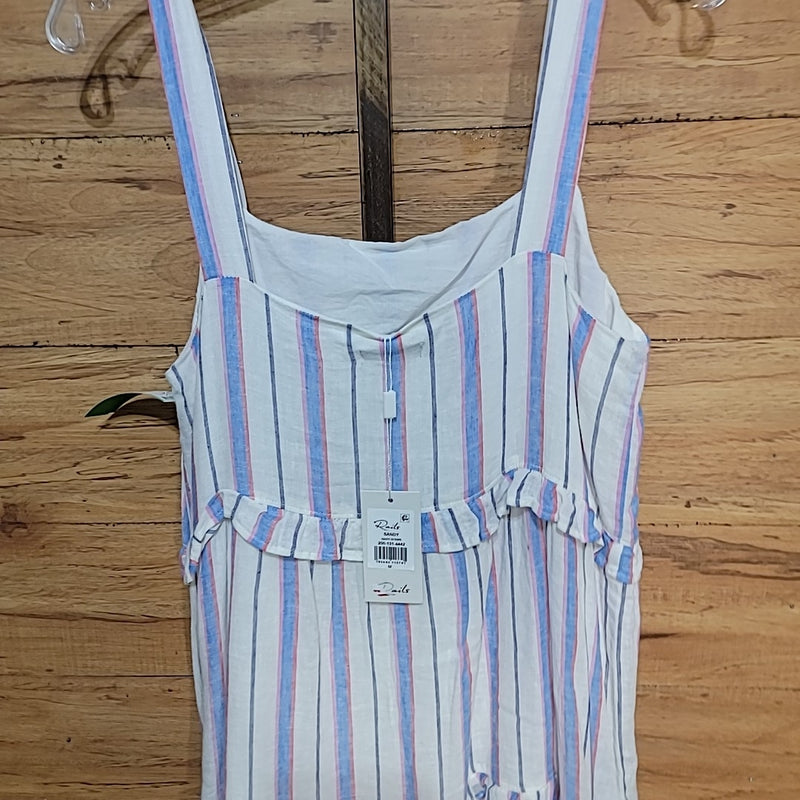 Rails Size M Red White Blue Dress
