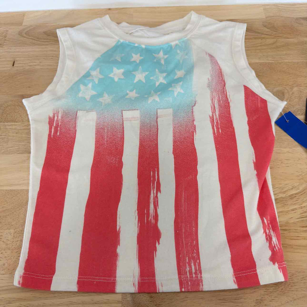 Grayson Threads Size XS Flag-Print T-Shir