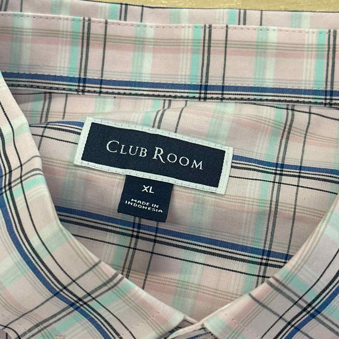 Club Room Men's Quincy Plaid Button-Down Poplin Shirt