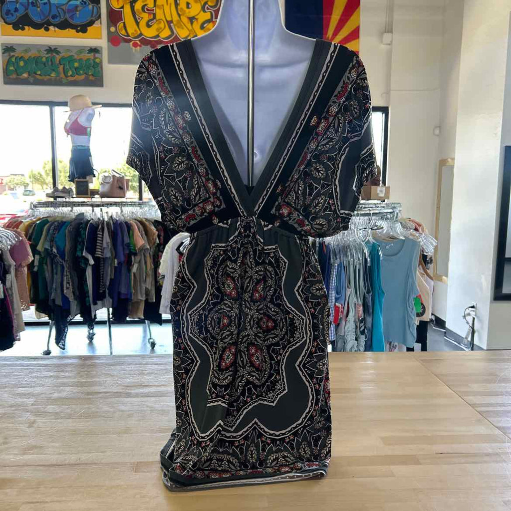 Snap Size M Grey Preloved Blouse SS