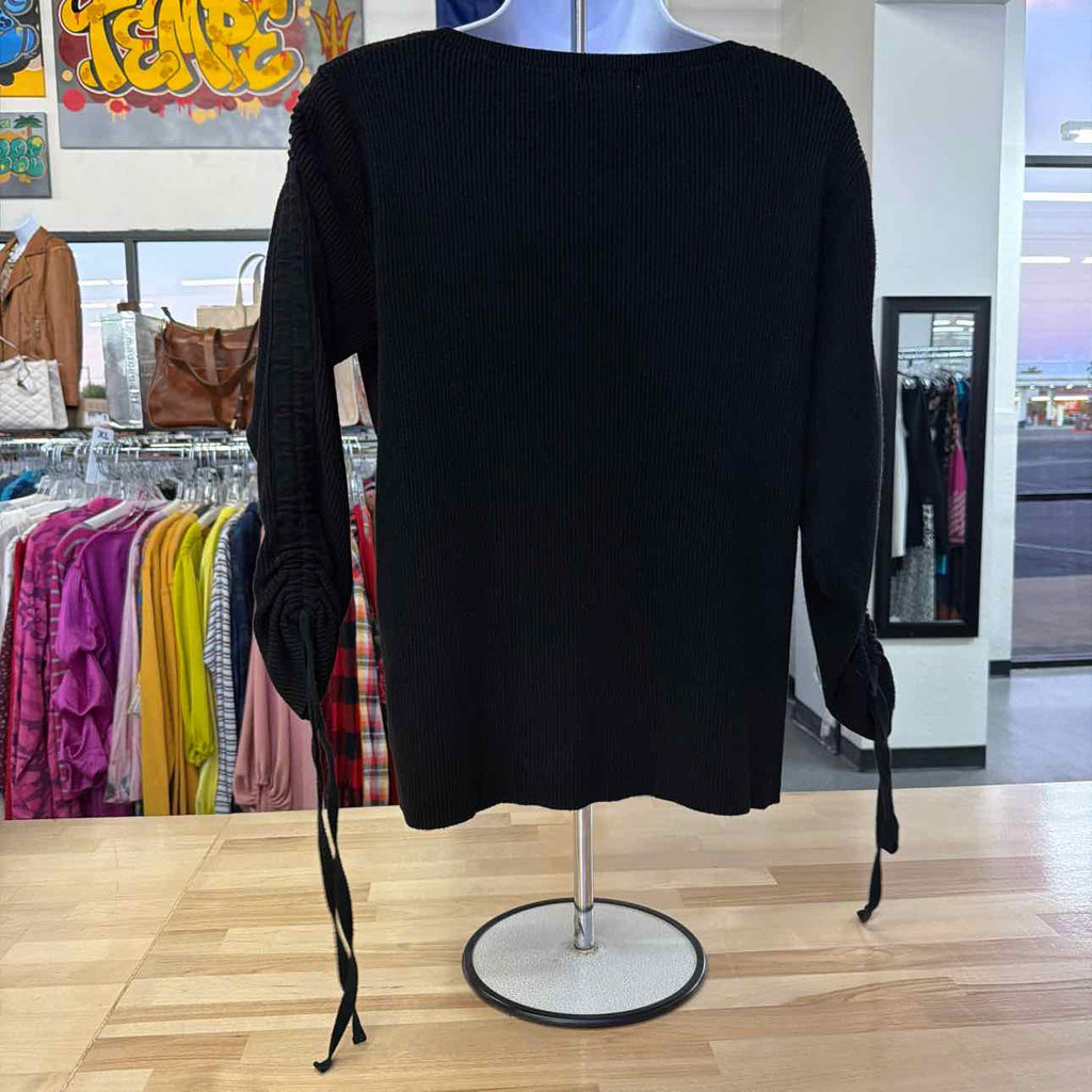 Dressbarn Size XL Black Used Knit Top
