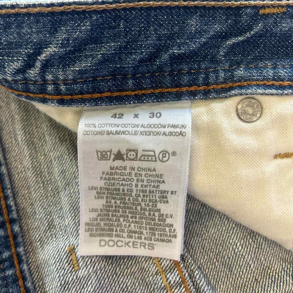 dockers Size 42x30 Blue MENS Jeans
