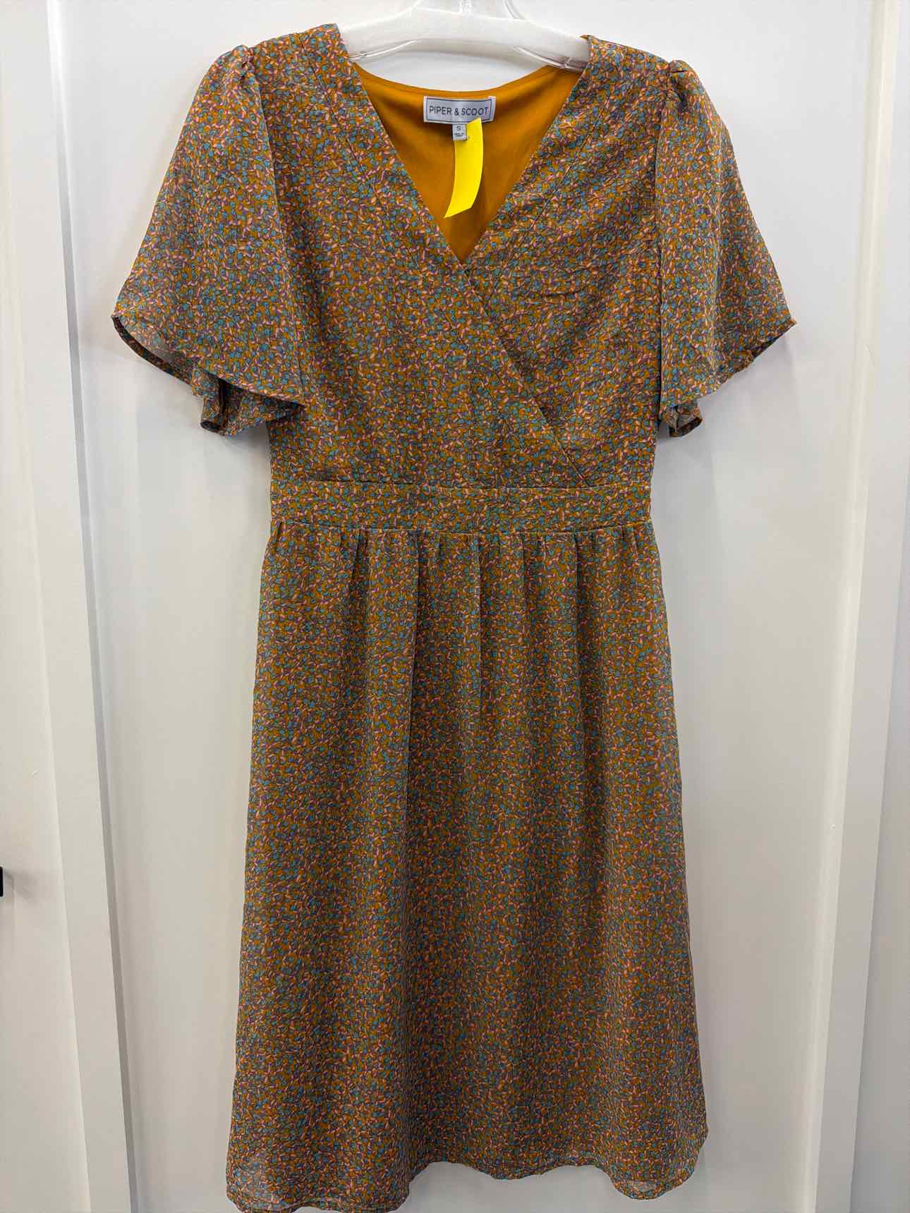 Piper Scoot Size S Orange Dress