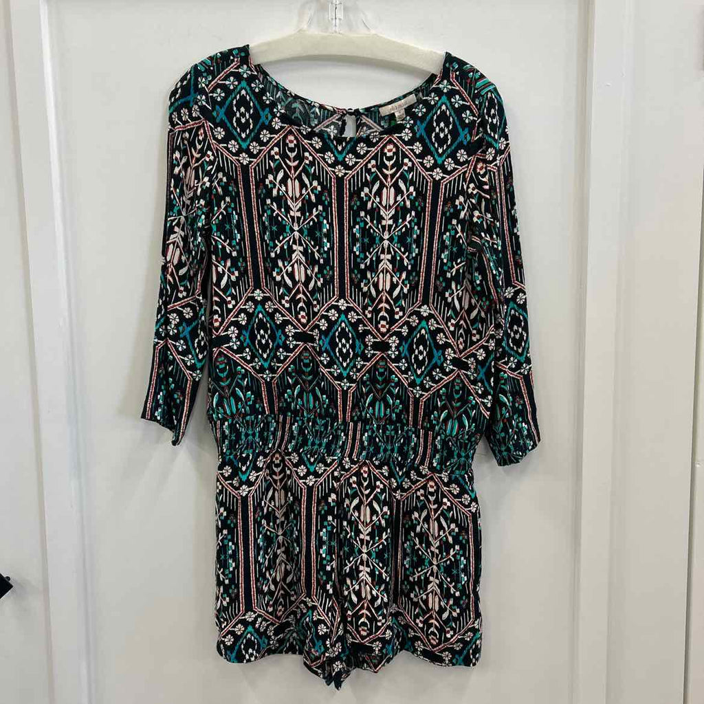ella ross Size M Black Preloved Romper