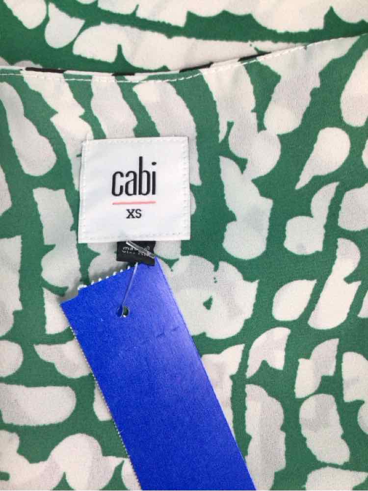 Cabi Size XS Green/Black Camisole