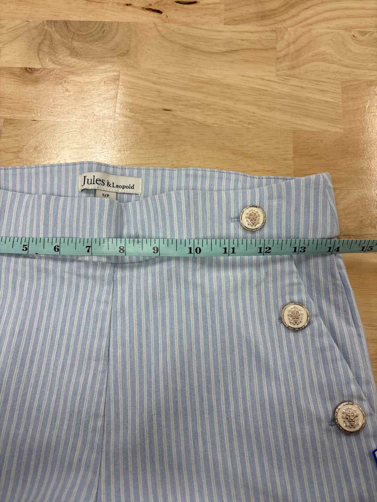Jules & Leopold Size SP Blue White Preloved Pants