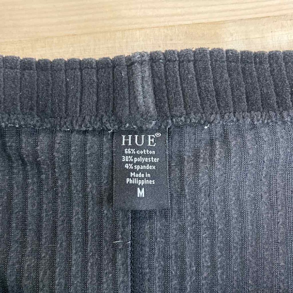 Hue Size M Black Corduroy Preloved Skirt