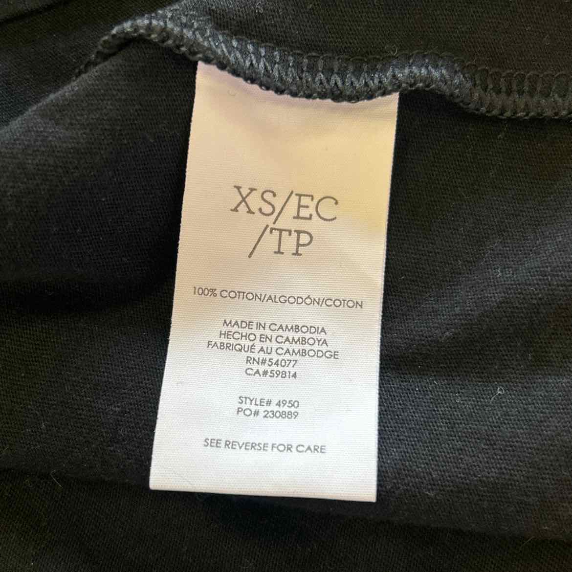 Cabi Size XS Black Preloved T-Shirt SS