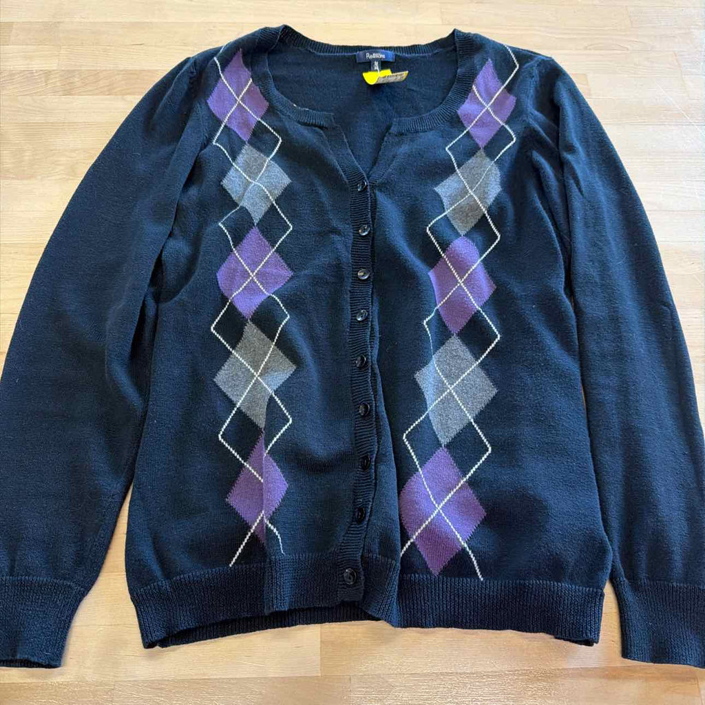 Reitman's Size M Black Cardigan