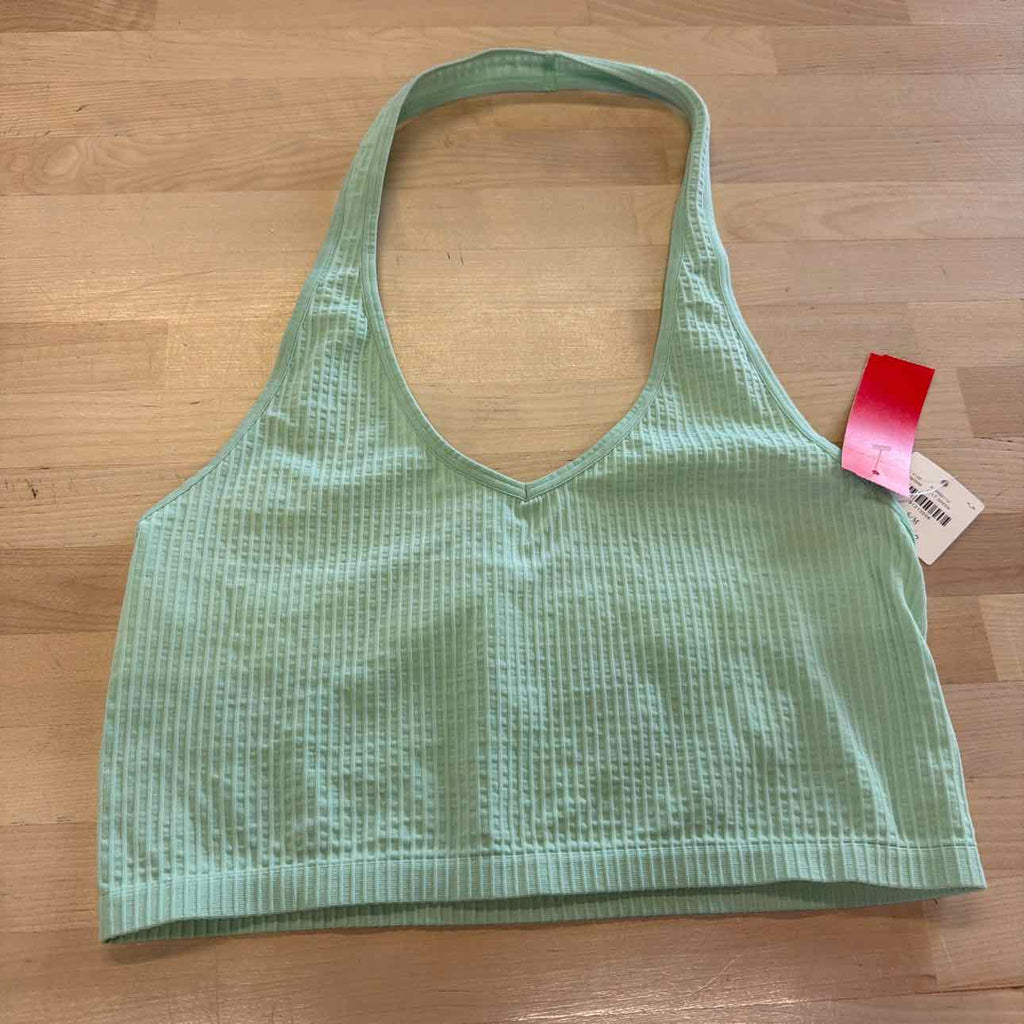 Anthropologie Size S/M Green Preloved Halter