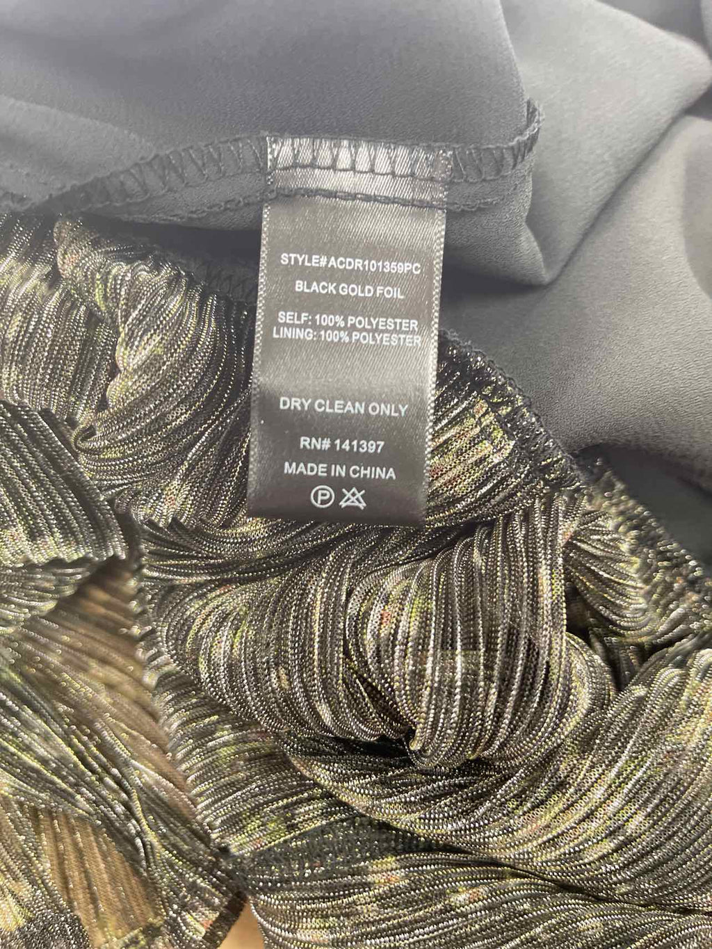 astr Size L Gold New Dress
