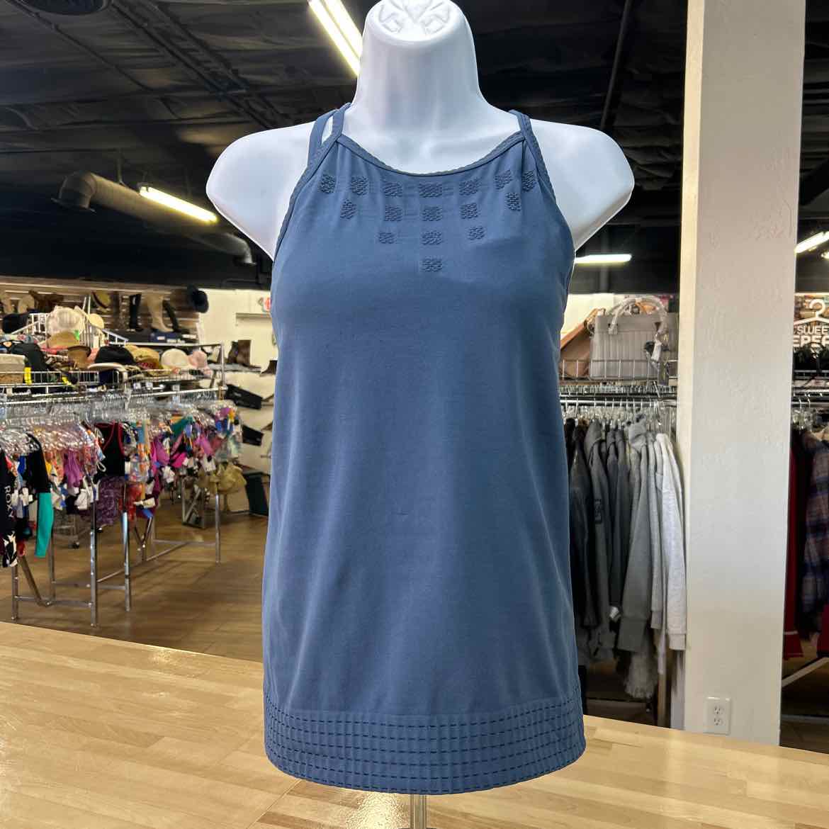 Athleta Size S Blue Preloved Athletic Tank