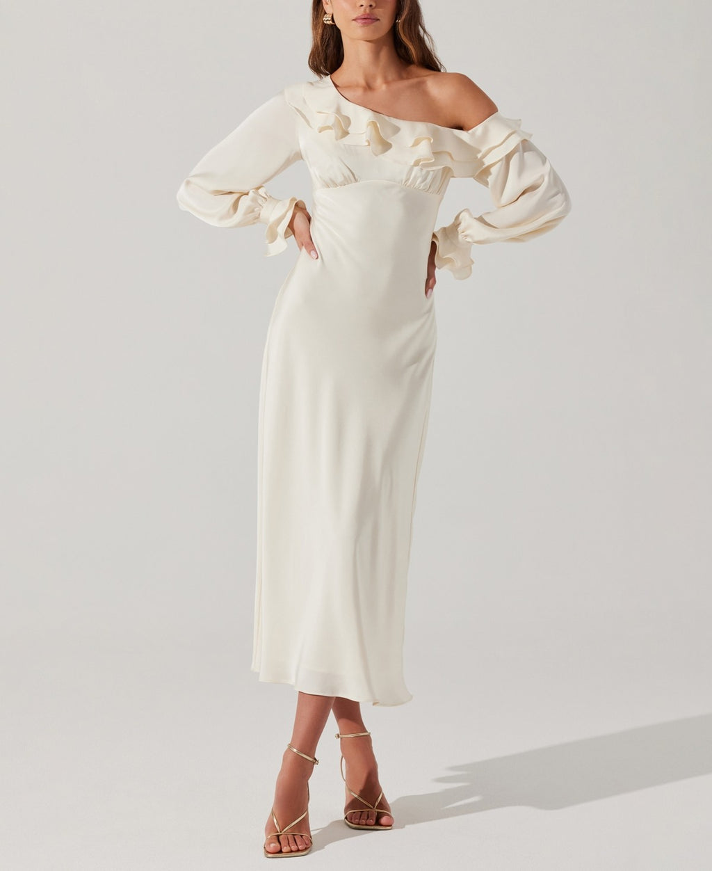 Astr the Label Women's Coraline Ruffled Maxi Dress -